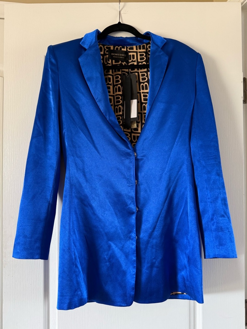 Bronx and Banco Carmen Indigo Blazer Dress